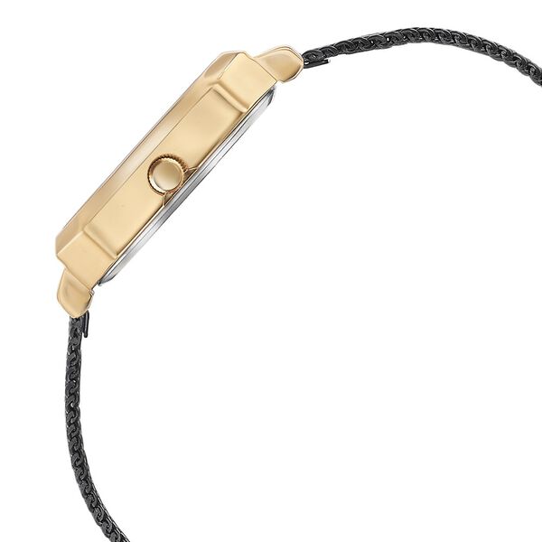 Sonata Modern Edit Quartz Analog Black Dial Black Stainless Steel Strap Watch For Women - image number 3