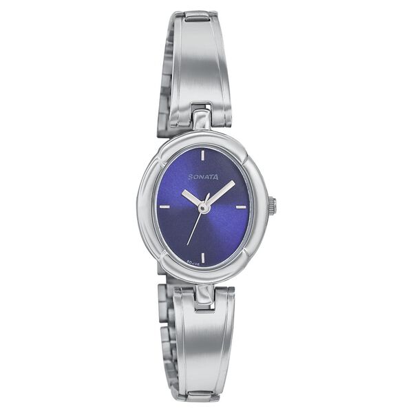 Sonata Essentials Purple Dial Women Watch With Stainless Steel Strap - image number 0