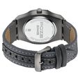 Poze Poze Quartz Analog Grey Dial Grey Denim Strap Watch For Men - image number 6