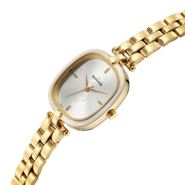 Sonata Utsav Silver Dial Watch for Women - image number 2