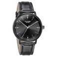Sonata Poze Quartz Analog Black Dial Leather Strap Watch for Men - image number 2
