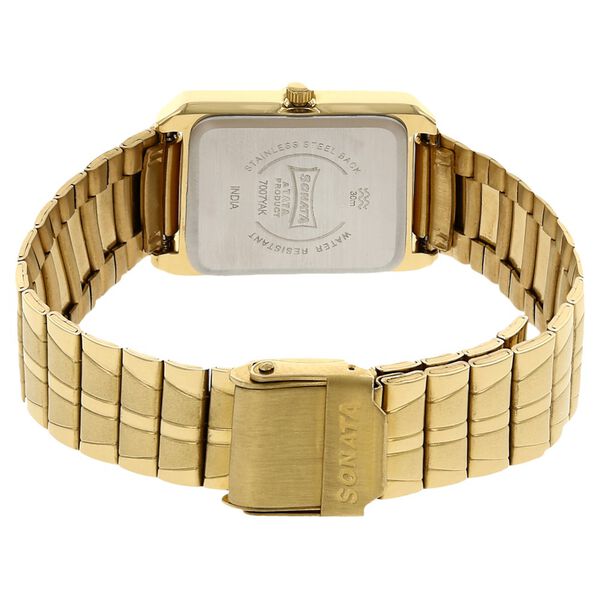 Sonata Quartz Analog Silver Dial Metal Strap Watch for Men - image number 3
