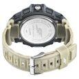 SF Carbon Series Quartz Digital Analog Digital Black Dial Green Polyurethane Strap Watch For Men - image number 3