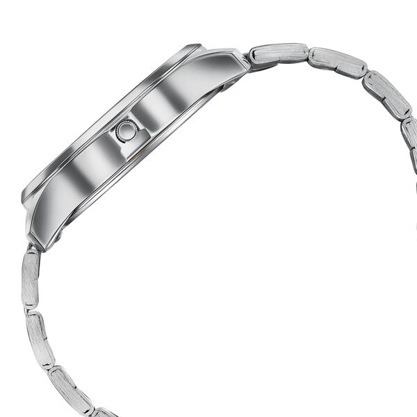 Sonata Traditional Essentials Silver Dial Stainless Steel Strap Watch - image number 4