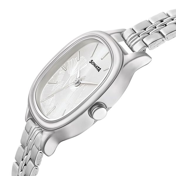 Sonata Linnea Silver Dial Women Watch With Stainless Steel Strap - image number 2