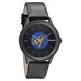 Sonata Quartz Multifunction Silver Dial Leather Strap Watch for Men