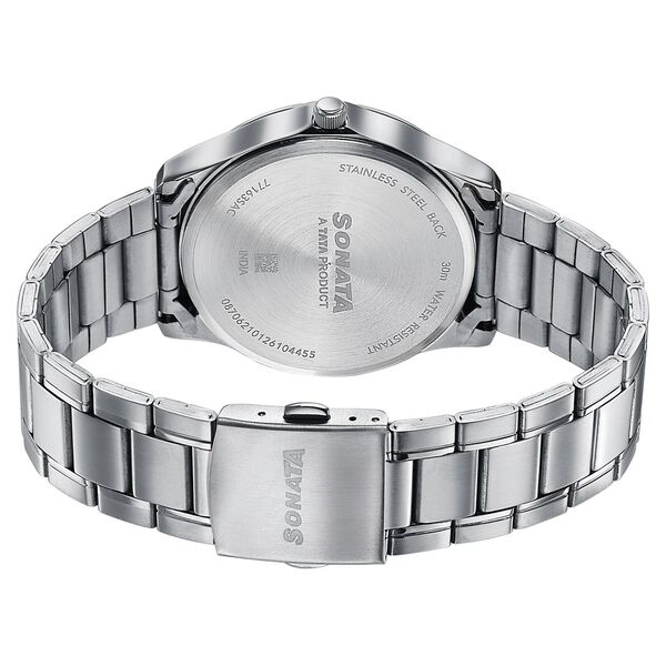 Sonata Men's Work Wear silver Watch - Premium Multifunction design for everyday style - image number 5