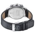 Sonata Quartz Multifunction Black Dial Black Leather Strap Watch For Men - image number 5