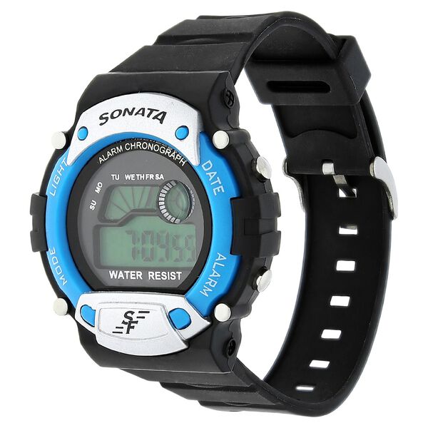 SF Digital Dial Plastic Strap Watch for Men - image number 1