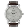 Sonata Quartz Analog Black Dial Leather Strap Watch for Men