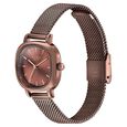 Sonata Poze Quartz Analog Brown Dial Mesh Strap Watch for Women - image number 3