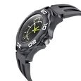SF Quartz Analog Black Dial PU Strap Watch for Men - image number 2