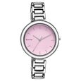 Sonata Workwear Black Dial Women Watch With Metal Strap