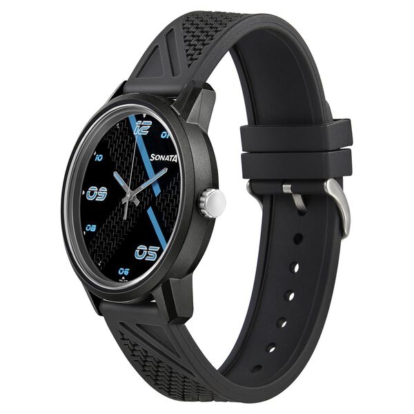 Sonata Quartz Analog PU Strap Watch for Men - image number 1