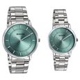 Sonata Soulmates Sage Green Dial Couple Watch - image number 1