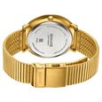 Sonata Sleek Champagne Dial Gold-Tone Metal Bracelet Watch - image number 5