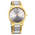 Sonata Utsav Quartz Analog with Day and Date Champagne Dial Stainless Steel Strap Watch for Men