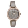 Sonata Poze Quartz Analog Grey Dial Leather Strap Watch For Women - image number 2