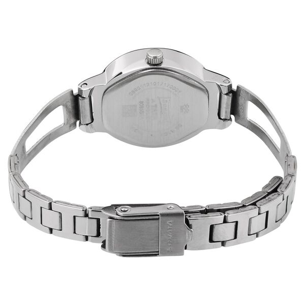 Sonata Quartz Analog Black Dial Stainless Steel Strap Watch for Women - image number 3