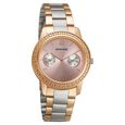 Sonata Multifunctions White Dial Women Watch With Leather Strap