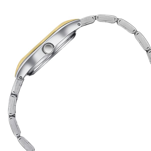 Poze By Sonata Quartz Analog Silver Dial Two Toned Metal Strap Watch For Women - image number 5