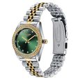 Sonata Poze Quartz Analog Green Dial Two Toned Colour Stainless Steel Strap Watch For Women - image number 4