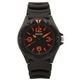SF Quartz Analog Black Dial Plastic Strap Watch for Men - image number 0