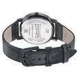 Sonata Onyx Black Dial Women Watch With Leather Strap - image number 3