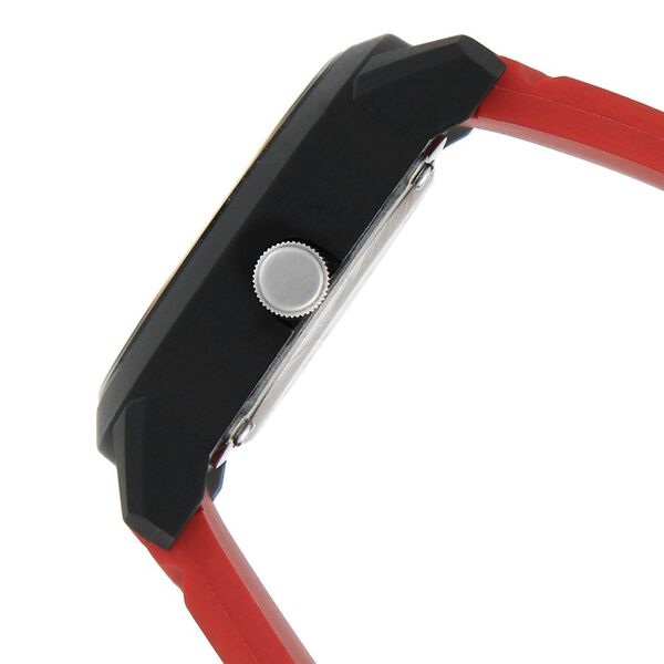 SF Quartz Analog Black Dial Plastic Strap Watch for Men - image number 2