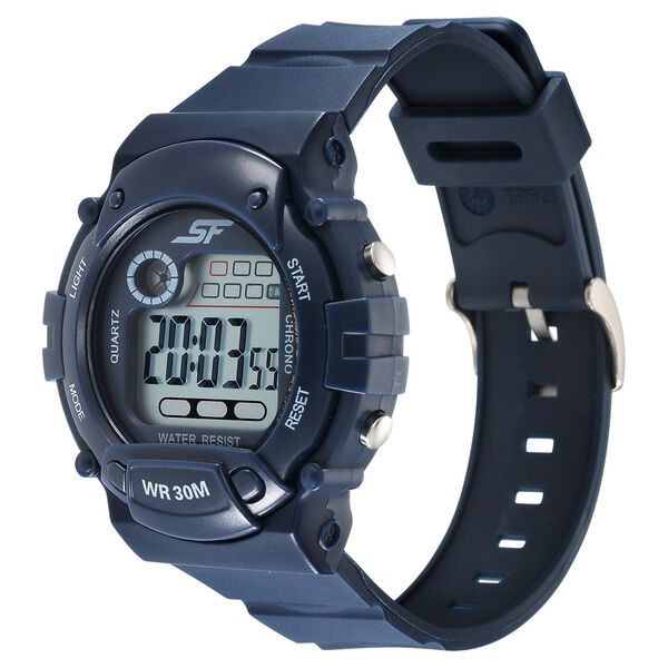 Sonata Digital Dial Grey Plastic Strap Watch for Men - image number 1