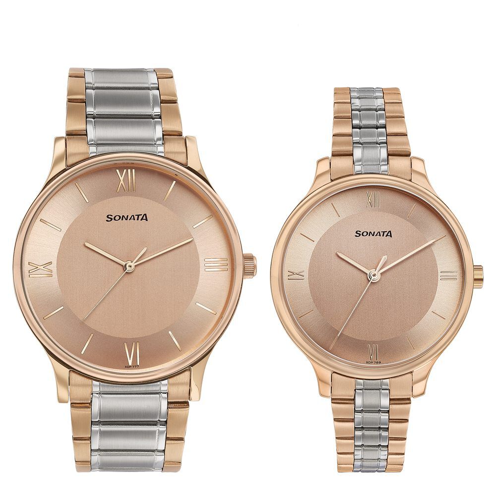 Sonata watch for couple hotsell