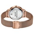 Poze By Sonata Quartz Analog White Dial Rose Gold Metal Strap Watch For Women - image number 6