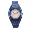 SF Quartz Analog White Dial Plastic Strap Watch for Women