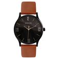 Sonata Quartz Analog Black Dial Leather Strap Watch for Men - image number 1