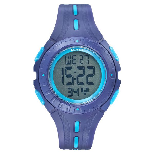 SF Digital Dial Plastic Strap Women Watch - image number 0
