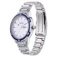 Sonata Quartz Analog with Day and Date White Dial Metal Strap Watch for Men - image number 1