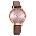Sonata Blush Quartz Analog Pink dial Leather Strap Watch for Women - image number 0