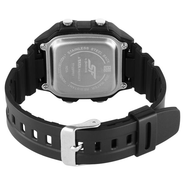 SF Hexa Digital Dial Unisex Watch With Polyurethane Strap - image number 4