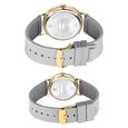 Sonata Alloy Pairs Quartz Analog Grey Plastic Strap for Couple - image number 3