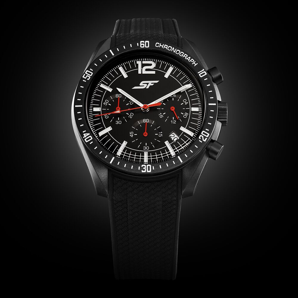 sonata SF Genesis Bold Multifunction Watch for Men with Black Strap image