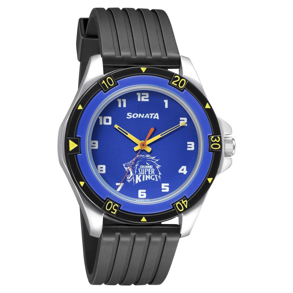 Buy Online SF CSK Quartz Analog Blue Dial TPU Strap Unisex Watch 7930pp14 p Sonata
