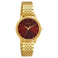 Sonata Gold Edit Silver Dial Women Watch With Stainless Steel Strap