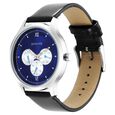 Sonata Force Quartz Multifunction Blue Dial Leather Strap Watch for Men - image number 1