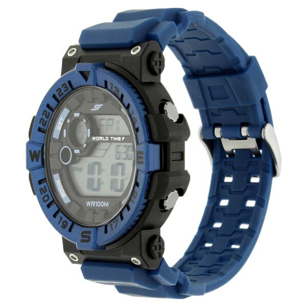 SF Digital Dial Plastic Strap Watch for Men - image number 1