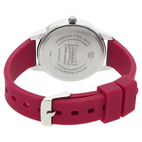 Sonata Quartz Analog Black Dial Plastic Strap Watch for Women - image number 3
