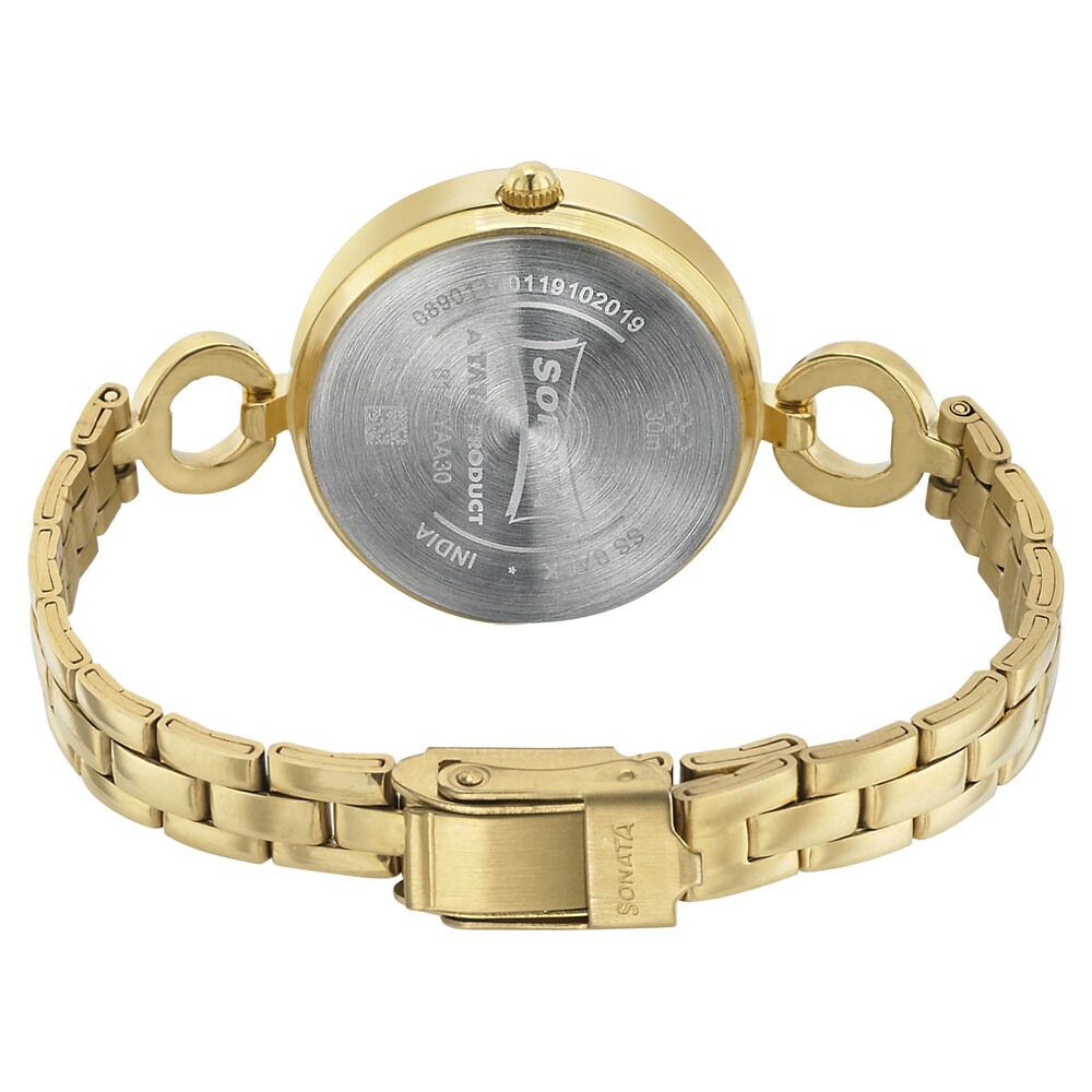 Buy Online Sonata Wedding Silver Dial Women Watch With Stainless Steel Strap ns8147ym01 Sonata