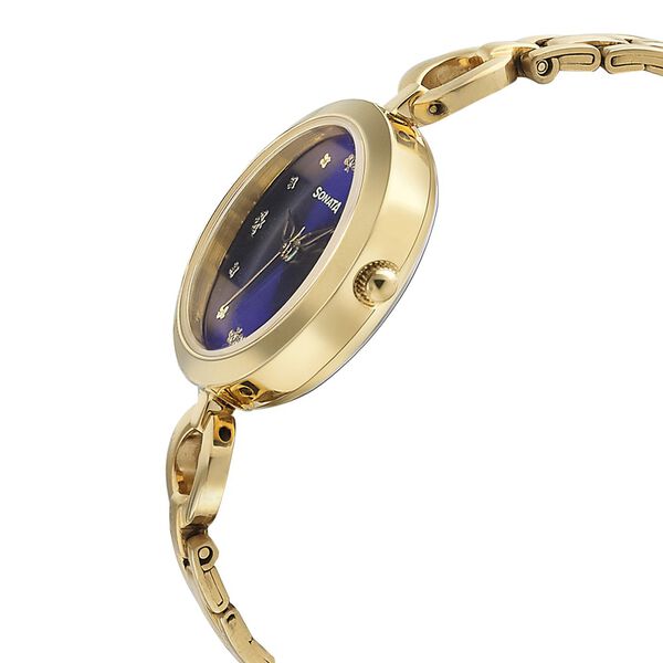 Sonata Wedding Blue Dial Women Watch With Stainless Steel Strap - image number 6