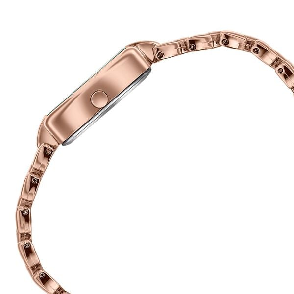 Poze Poze Quartz Analog Silver Dial Rose Gold Metal Strap Watch For Women - image number 5