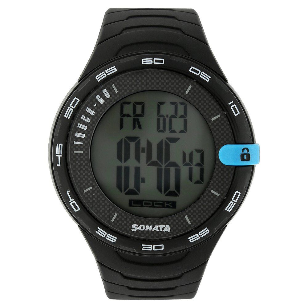 Sonata nh77034pp01 digital watch store