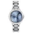 Poze By Sonata Quartz Analog Blue Dial Silver Metal Strap Watch For Women - image number 1